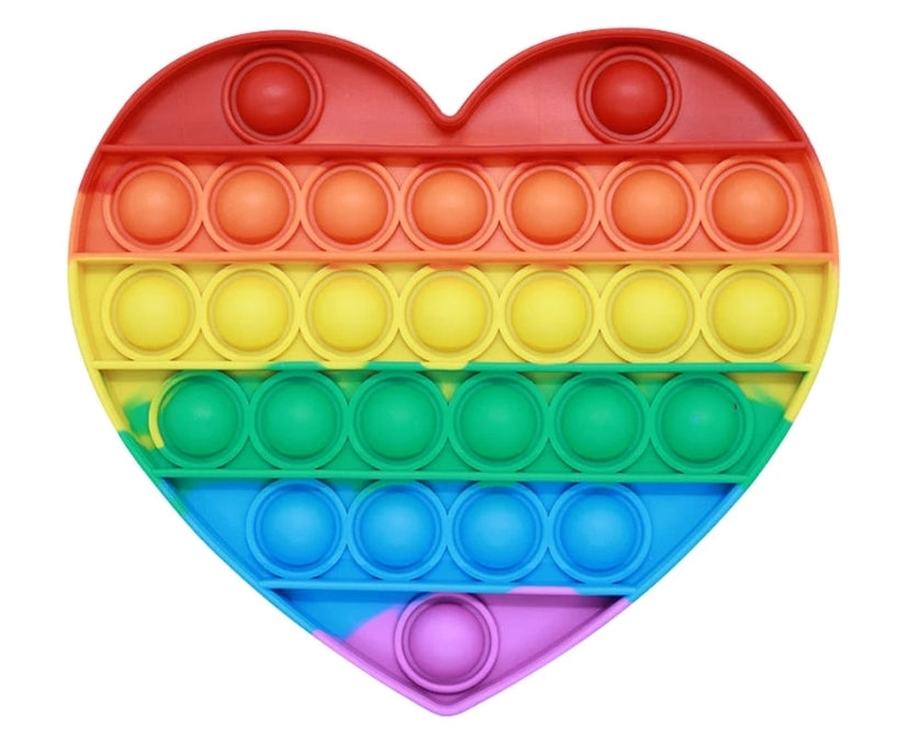 Silicone Rubber Anti Anxiety Stress Relief Push Pop Bubble Rainbow Pumpkin Ghost Fidget Toys Squeeze The Toy for Kids Adults