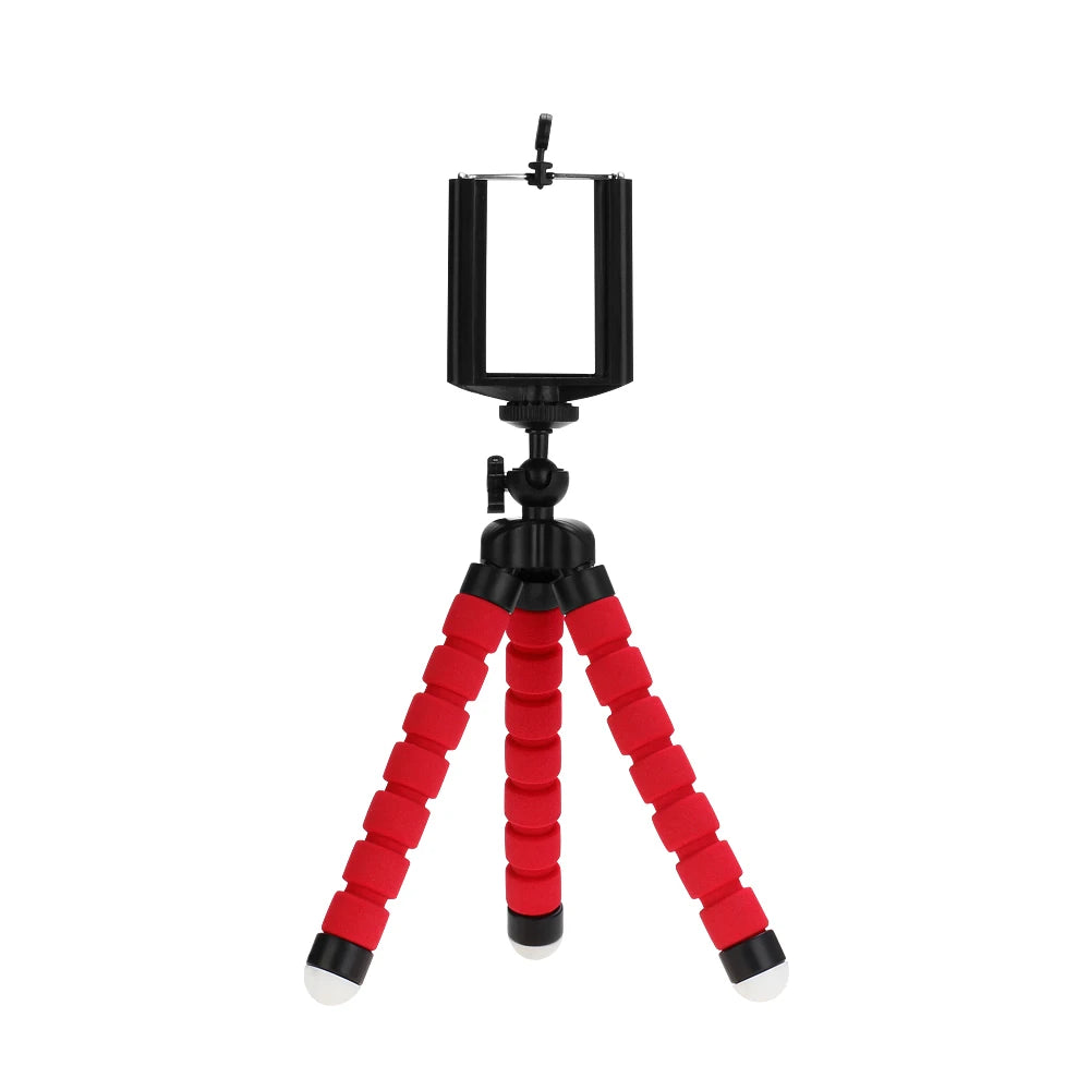 Flexible Octopus Mini Tripod for Smartphone – Universal Phone Holder with Bluetooth Remote Shutter