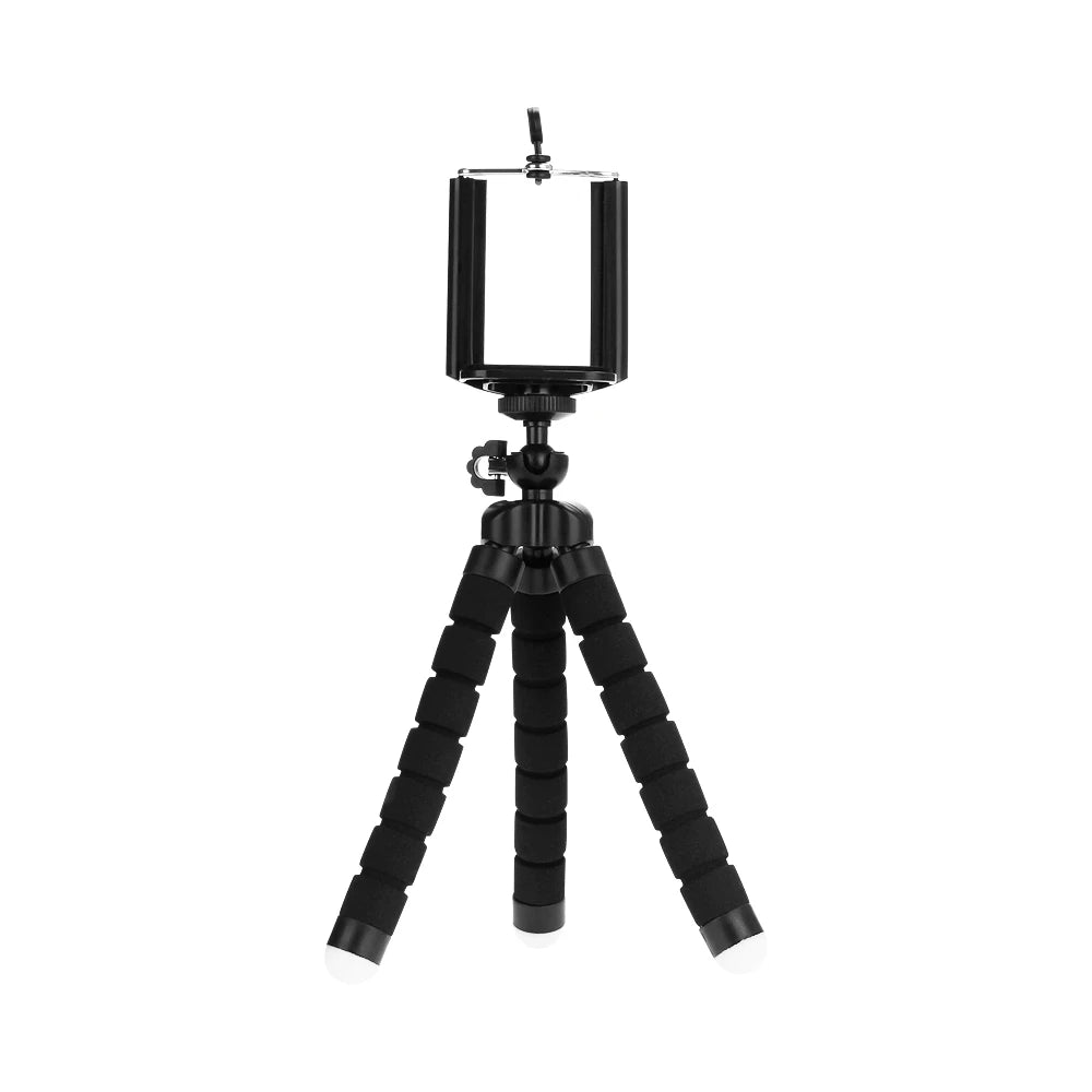 Flexible Octopus Mini Tripod for Smartphone – Universal Phone Holder with Bluetooth Remote Shutter