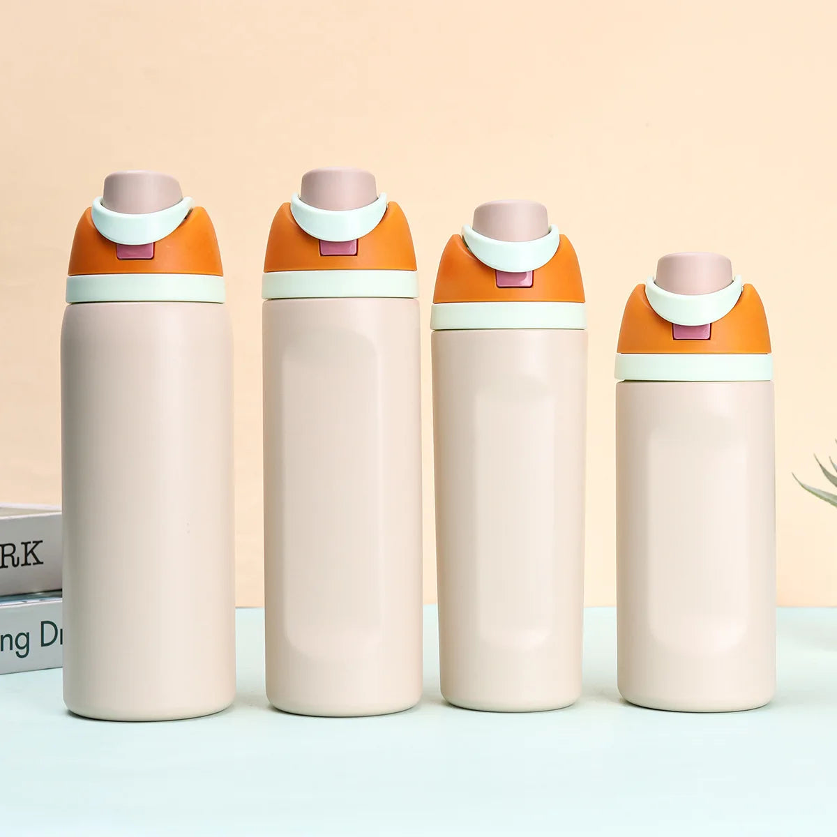 Kids Insulated Straw Water Bottle - 16/19/24/32oz Stainless Steel Thermos