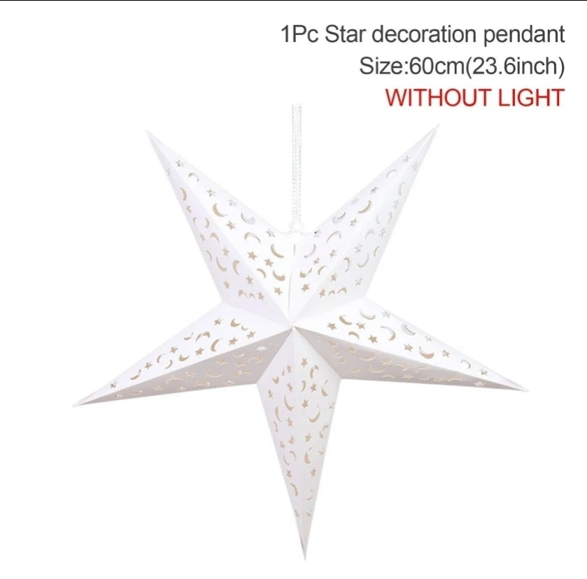 Ramadan Star Light - Hanging LED Pendant Decoration for Eid Mubarak