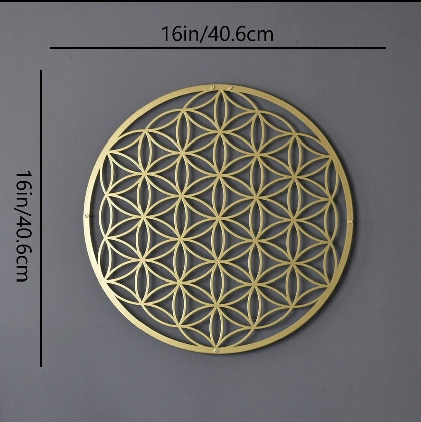 Islamic Metal Wall Art - Arabic Design Panel for Home & Outdoor Decor