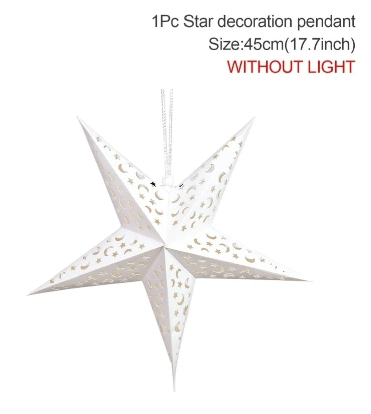Ramadan Star Light - Hanging LED Pendant Decoration for Eid Mubarak