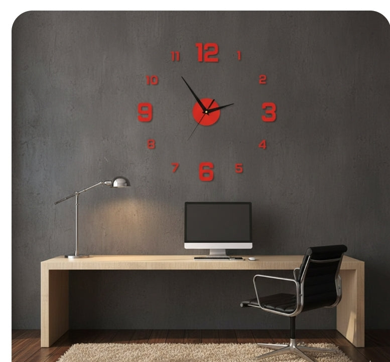 3D LED Digital Wall Clock - Modern Luminous Clock for Home Decor